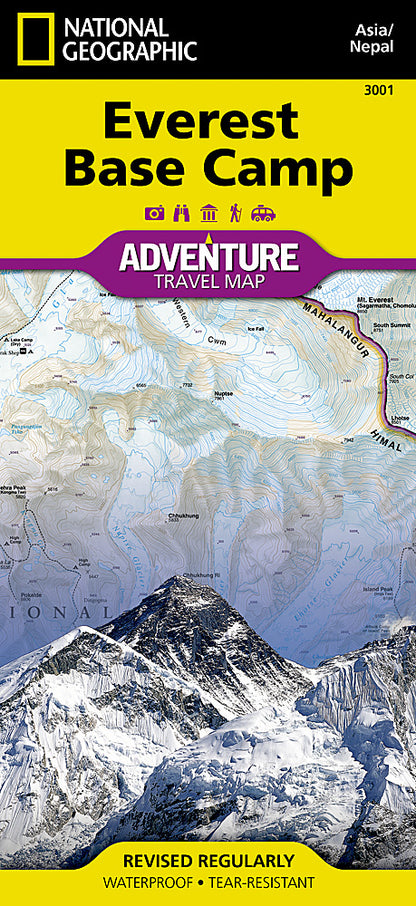 National Geographic Adventure Map Everest Base Camp AD00003001