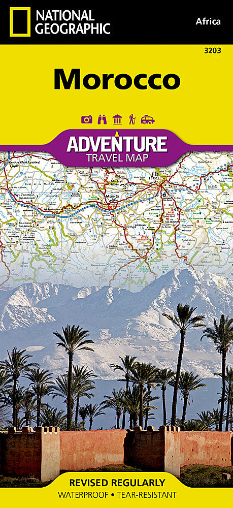 National Geographic Adventure Map Morocco AD00003203