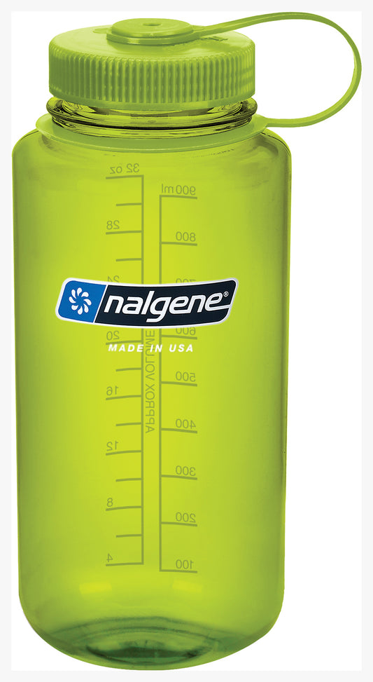 Nalgene Wide Mouth Sustain 32 oz Bottle Spring Green w/Green Cap