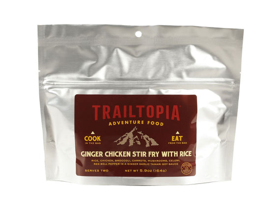 Trailtopia Ginger Chicken Stir Fry w/Rice 2 Serving