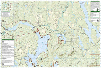 National Geographic ME Allagash Wilderness Waterway S Trails Illustrated Map TI00000401