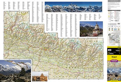 National Geographic Adventure Map Nepal AD00003000