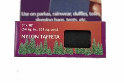 Kenyon K-Tape 3" x 18" Black Taffeta Nylon Adhesive-Backed Repair Tape