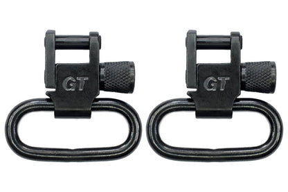 GROVTEC Black 1" Locking Sling Swivels 1-Pair GTSW01