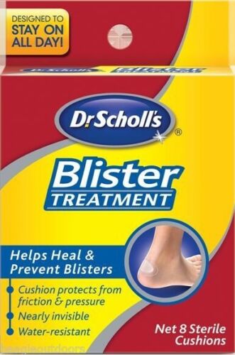 Dr Scholl's Blister Treatment - Scholls Heal / Prevent Blisters - 8 Cushions