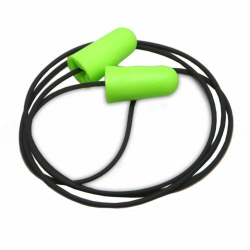 Mack's Shooters 32 dB Hi Viz Corded Foam Ear Plugs 2-Pair - Shooting, Hunting