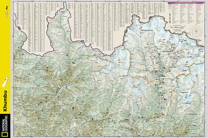 National Geographic Adventure Map Khumbu AD00003002