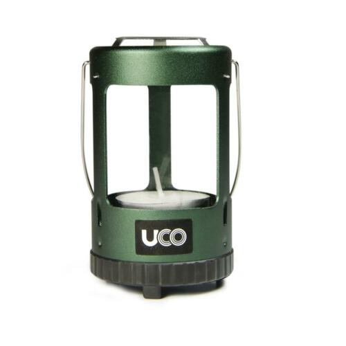 UCO Mini Anodized Aluminum Candle Lantern Green - Tealight Candle Light & Warmth