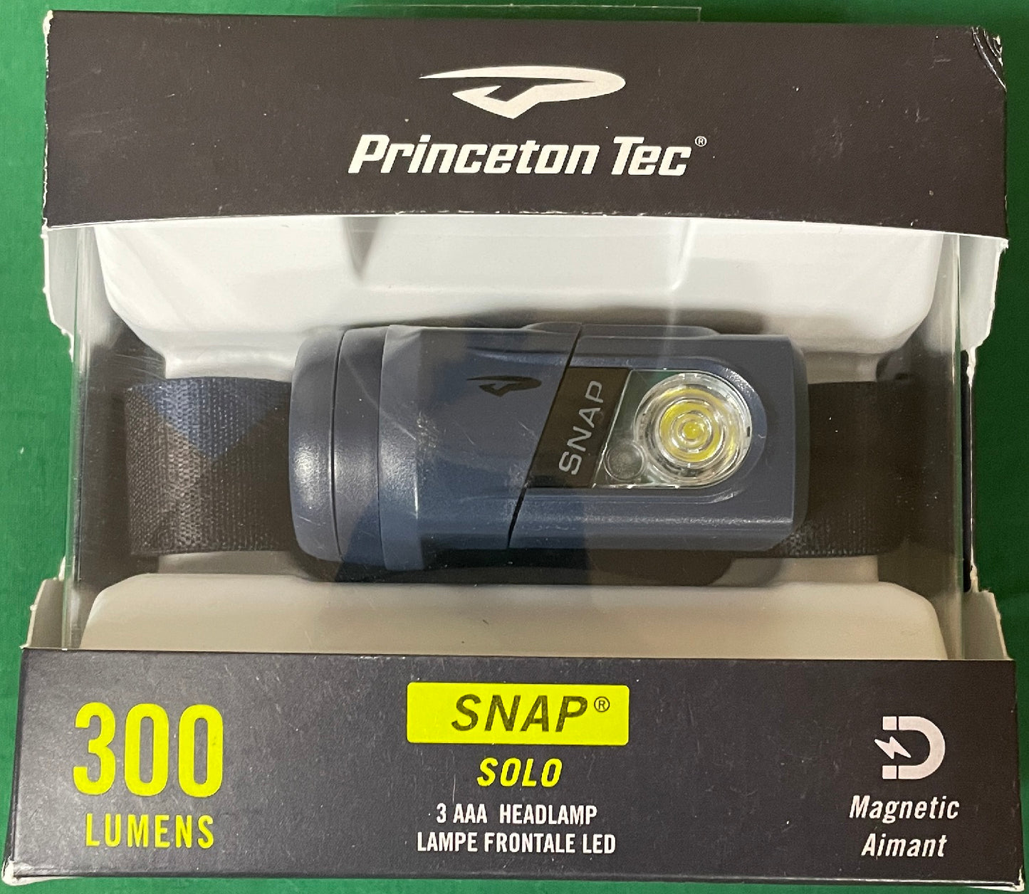 Princeton Tec Snap Solo Headlamp Blue SNSOLO-BL/DB