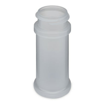 Spice Jar 3 oz Natural PP w/Shaker & Black Cap 2302B04BLK