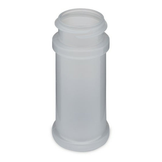 Spice Jar 5.5 oz Natural PP w/Shaker & White Cap 2302B08WHT