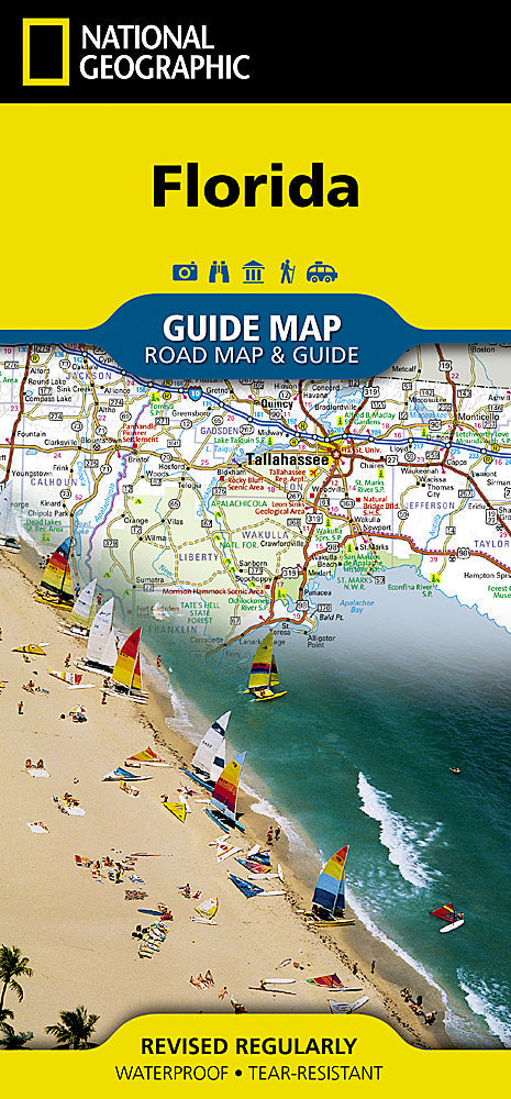 National Geographic Guide Map FL Florida Road Map & Travel Guide GM01020314