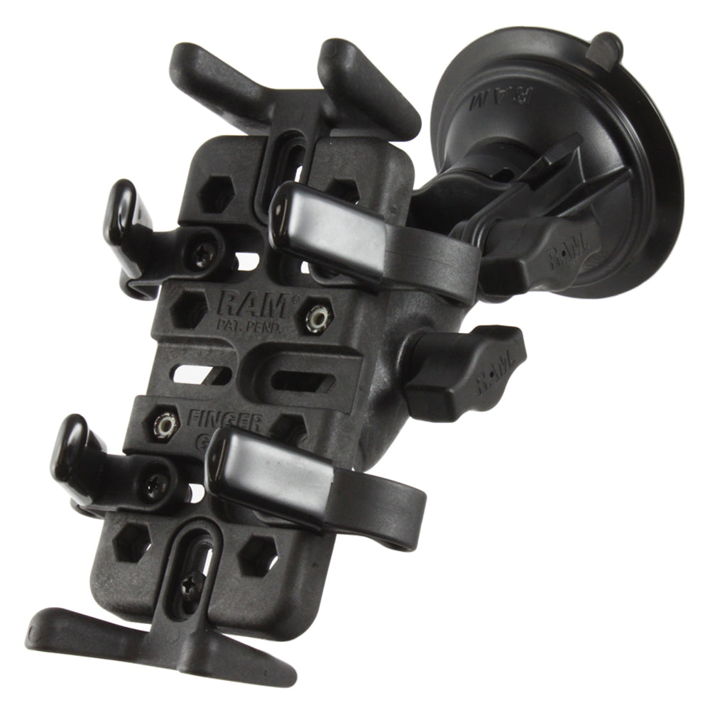 RAM Mount RAM Finger-Grip Universal Mount w/RAM Twist-Lock Suction Cup [RAP-B-104-224-UN4U]