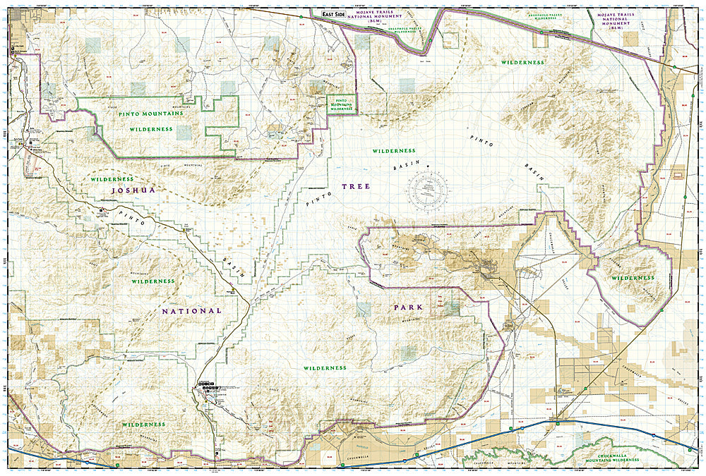 National Geographic CA California Desert Nat'l Parks Map Pack TI01021197B