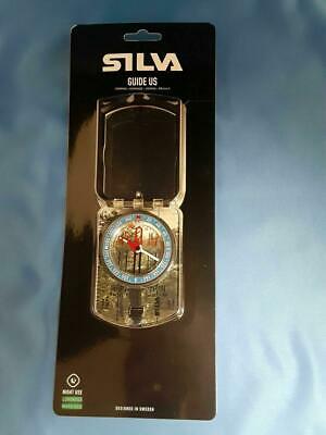 Silva Guide US Liquid-Filled Compass w/Scale Lanyard &  Mirror Sighting System