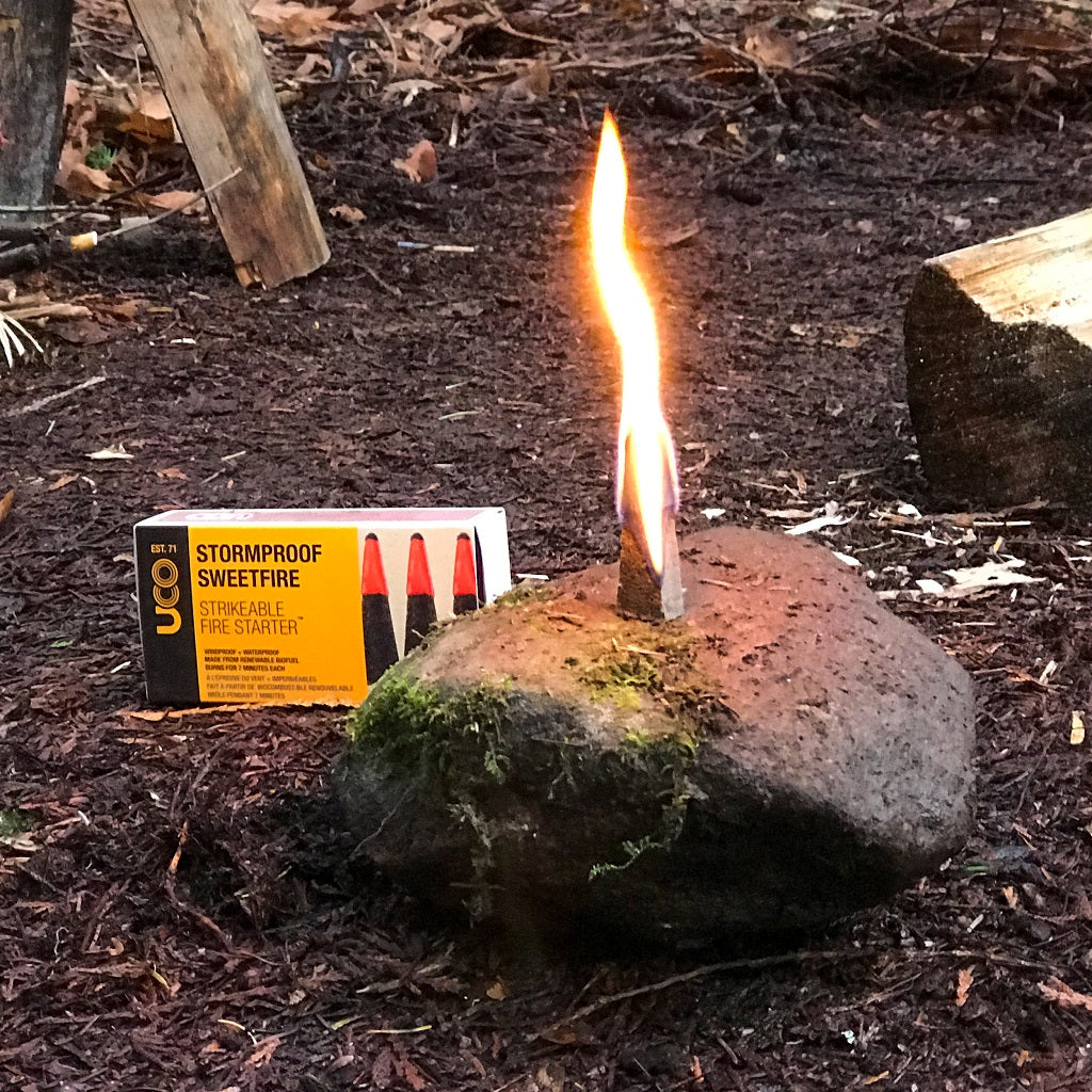 UCO Sweetfire Strikeable Fire Starter / Matches 8-Pack 7-Minute Burn MT-SF8P