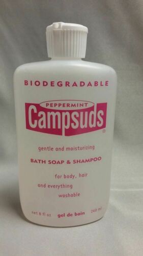 Sierra Dawn Campsuds Camp Soap 8oz Biodegradable Bath / Shampoo Peppermint