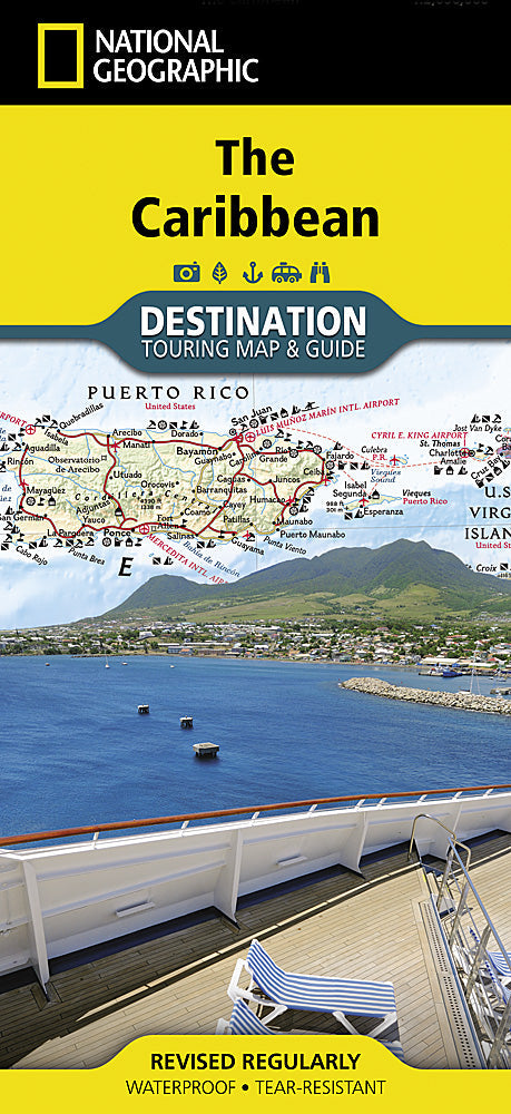 National Geographic Destination Touring Map & Guide The Caribbean DM01020631