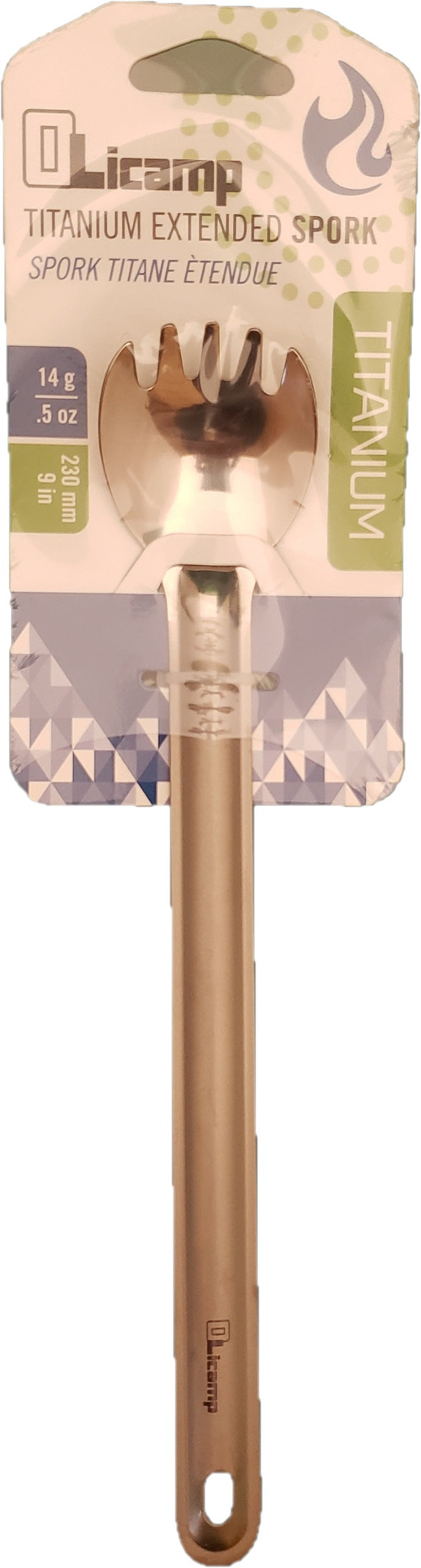 Olicamp Titanium Long Spork Silver 328128