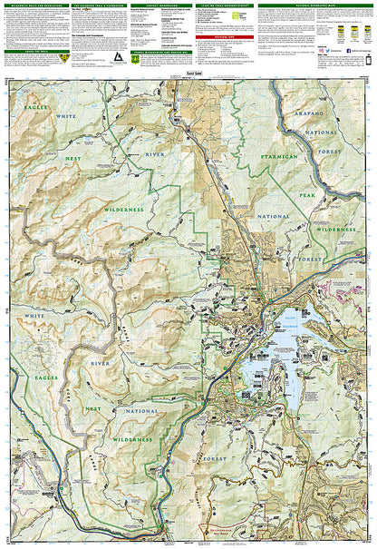 National Geographic Trails Illustrated CO Colo Vail, Frisco, Dillon Topo Map TI00000108