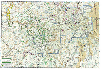 National Geographic Utah Manti-LaSai National Forest Trails Illustrated Map TI00000703