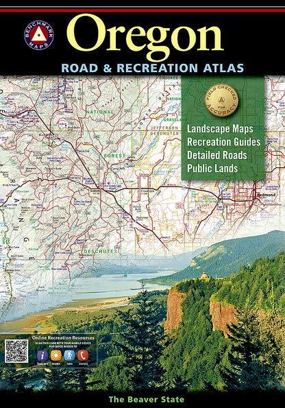 National Geographic Benchmark Oregon OR Road & Recreation Atlas Map BE0BENORAT