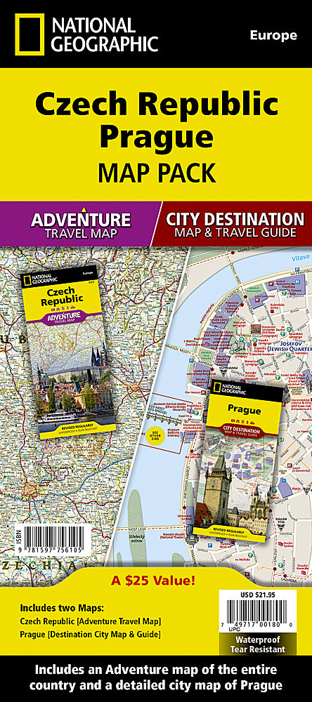National Geographic Czech / Prague Adventure Map Bundle Pack AD01021138B
