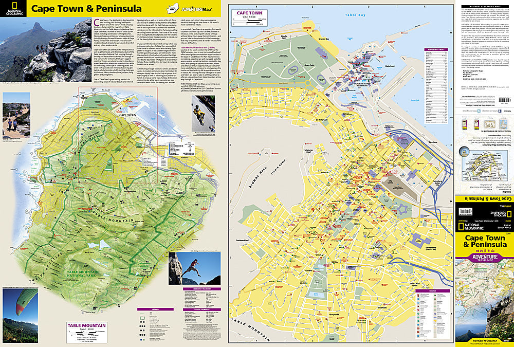 National Geographic Adventure Map Cape Town & Surrounds AD00003200