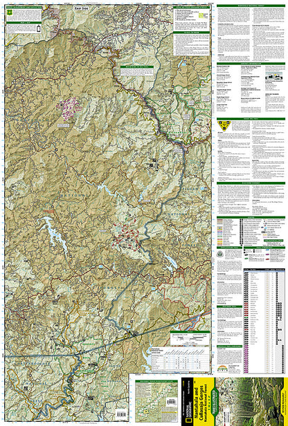 National Geographic Trails Illustrated NC Nantahala/Cullasaja Gorges Map TI00000785