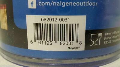 Nalgene Outdoor Storage Container 16oz BPA-Free Clear Bottle w/Blue Lid