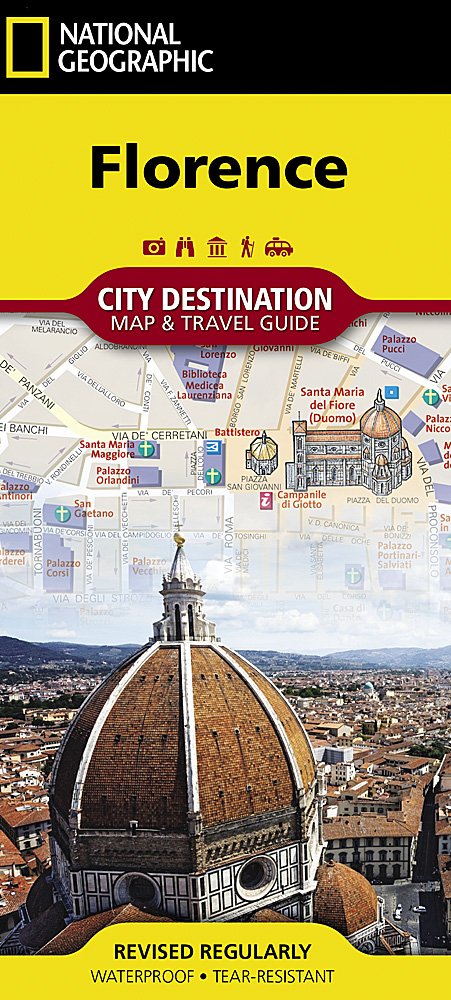 National Geographic City Destination Map Florence Italy DC01020317