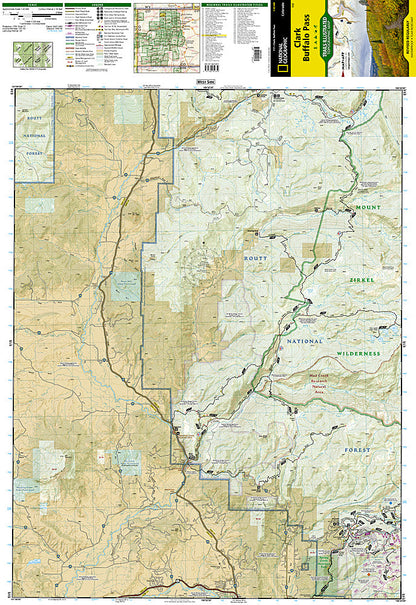 National Geographic Trails Illustrated Colorado Clark, Buffalo Pass Topo Map TI00000117