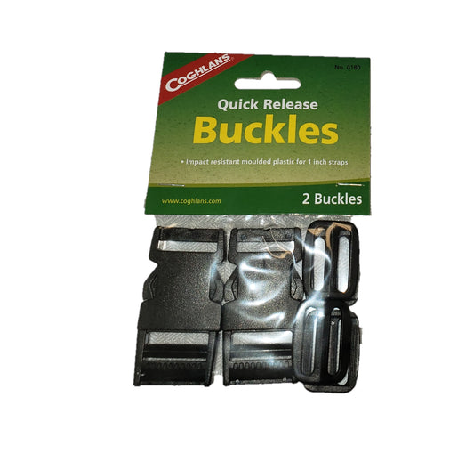 Coghlan's Side Quick Release 1" Buckles Sliders 2-Pack Backpacking Coghlans 0180