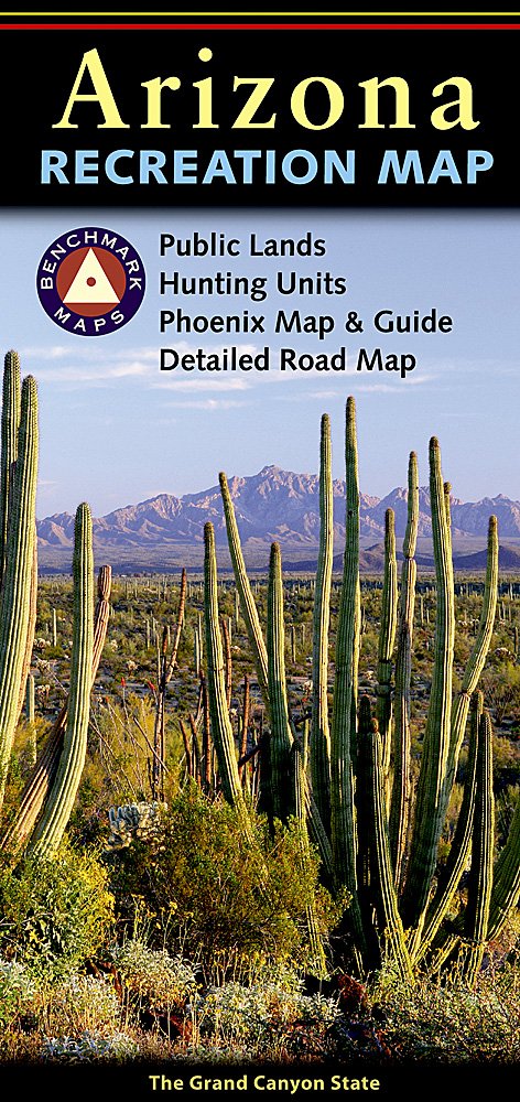 National Geographic Benchmark Maps Arizona AZ Recreation Map BE0BENAZRM