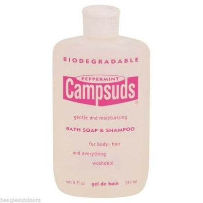 Sierra Dawn Campsuds Camp Soap 8oz Biodegradable Bath / Shampoo Peppermint