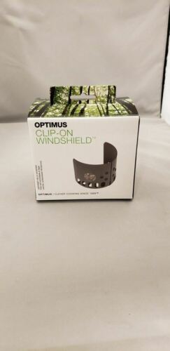 Optimus Hard Anodized Aluminum Clip-On Windshield/Windscreen for Canister Stoves