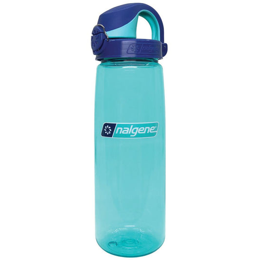 Nalgene Sustain OTF On-The-Fly 24 oz Bottle Blue w/Aqua Cap 5565-3424