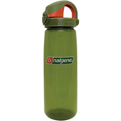 Nalgene Sustain OTF On-The-Fly 24 oz Bottle Juniper w/Orange Cap 5565-3624