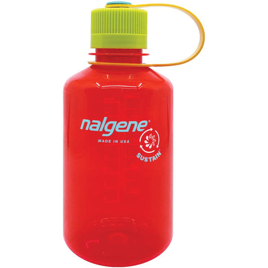 Nalgene Narrow Mouth 16 oz Sustain Bottle Pomegranate 2020-1416