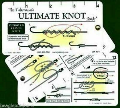 Pro-Knot Fisherman's Ultimate Knot Tying Fishing Guide Cards Retail