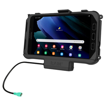 RAM Mount RAM EZ-Rollr Powered Dock f/Samsung Tab Active 2  3 [RAM-HOL-SAM60PU]