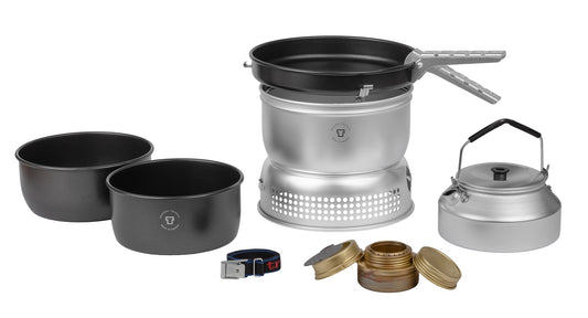 Trangia Storm Cooker 25-6 UL Non-Stick Alcohol Stove Cook Set BF140256