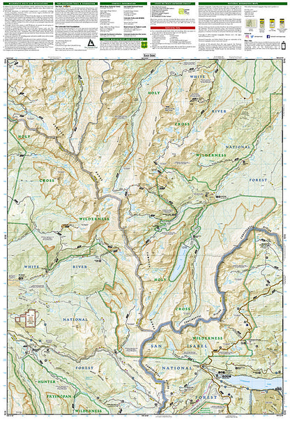 National Geographic Trails Illustrated Colo Holy Cross / Reudi Reservoir Map TI00000126