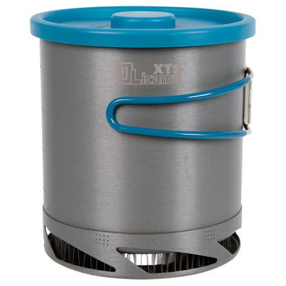 Olicamp XTS 1L Hard Anodized Aluminum Pot Heat Transfer System Backpacking