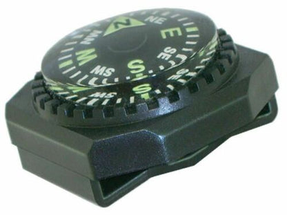 Sun Slip-On Wrist Liquid-Filled Watchband Compass Backpacking Hunting 860