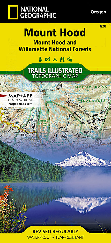 National Geographic Trails Illustrated OR Mount Hood National Forest Map TI00000820