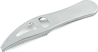 Hurricane Fast'N Easy Sturdy Steel Fish Scaler w/Serrated Edges & Bottle Opener