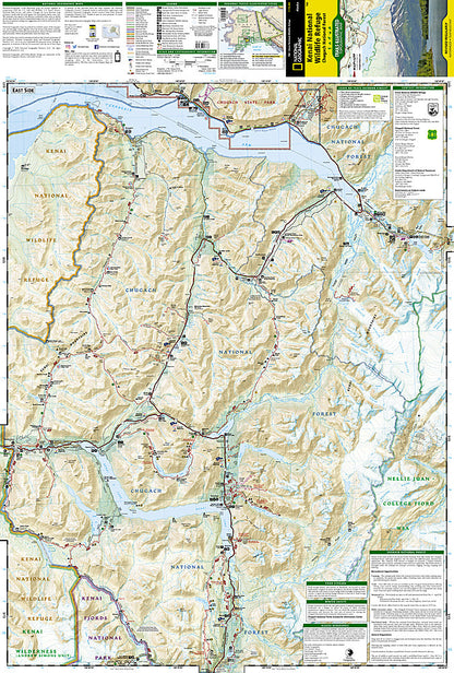 National Geographic Trails Illustrated AK Kenai National Wildlife Refuge Map TI00000760