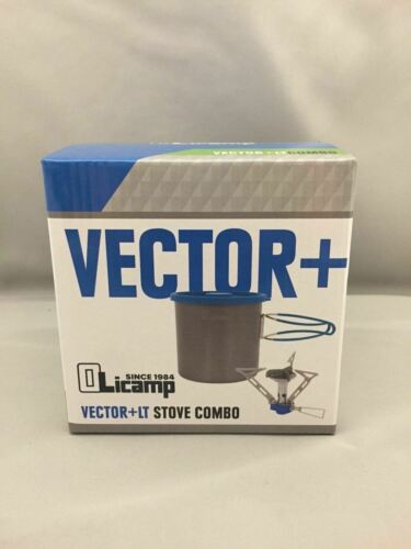 Olicamp Vector Butane Gas Canister Ultralight Backpacking Stove LT Pot Combo