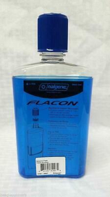 Nalgene Flask 12oz Drink Bottle Glacier Blue - Slender Lightweight Leakproof